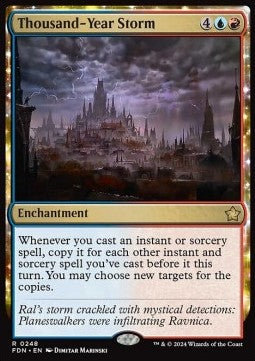 Thousand-Year Storm⁣ - Magic: The Gathering Foundations⁣ (Rare)⁣ [248]
