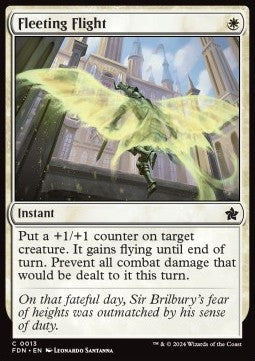 Fleeting Flight - Magic: The Gathering Foundations (Common) [FDN-13]
