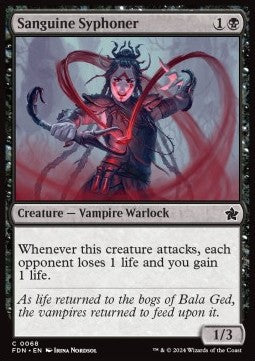 Sanguine Syphoner - Magic: The Gathering Foundations (Common) [FDN-68]
