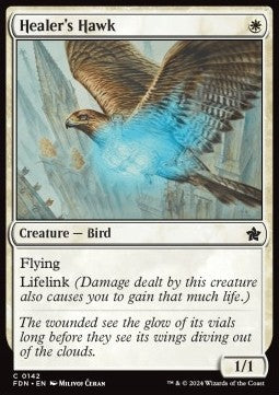 Healer's Hawk - Magic: The Gathering Foundations (Common) [FDN-142]