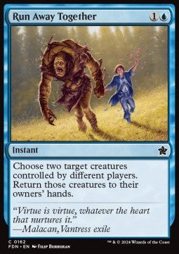Run Away Together - Magic: The Gathering Foundations (Common) [FDN-162]