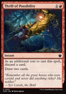 Thrill of Possibility - Magic: The Gathering Foundations (Common) [FDN-210]