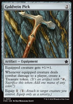 Goldvein Pick - Magic: The Gathering Foundations (Common) [FDN-253]