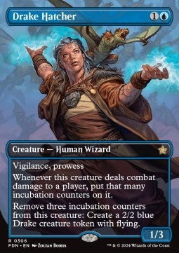 Drake Hatcher (V.1)⁣ - Magic: The Gathering Foundations: Extras⁣ (Rare)⁣ [306]
