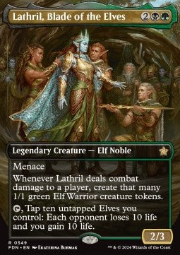 Lathril, Blade of the Elves (V.1)⁣ - Magic: The Gathering Foundations: Extras⁣ (Rare)⁣ [349]