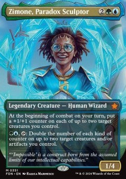 Zimone, Paradox Sculptor (V.1)⁣ - Magic: The Gathering Foundations: Extras⁣ (Mythic)⁣ [351]