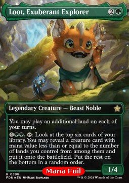 Loot, Exuberant Explorer (V.2)⁣ - Magic: The Gathering Foundations: Extras⁣ (Rare)⁣ [398]