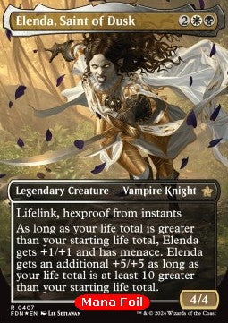 Elenda, Saint of Dusk (V.2)⁣ - Magic: The Gathering Foundations: Extras⁣ (Rare)⁣ [407]