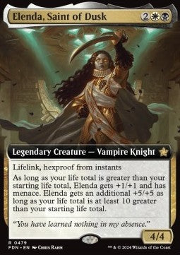 Elenda, Saint of Dusk (V.3)⁣ - Magic: The Gathering Foundations: Extras⁣ (Rare)⁣ [479]