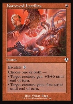 Borrowed Hostility - Innistrad Remastered: Extras (Common) [XINR-396]