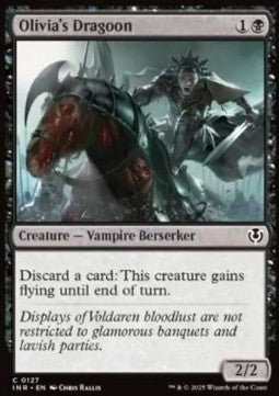 Olivia's Dragoon - Innistrad Remastered (Common) [INR-127]