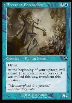 Aberrant Researcher / Perfected Form - Innistrad Remastered: Extras (Uncommon) [XINR-451]