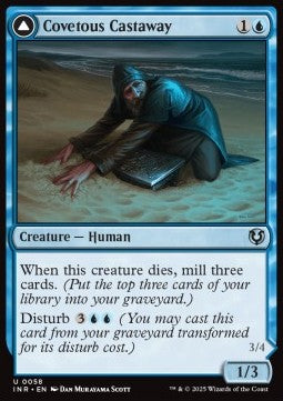 Covetous Castaway // Ghostly Castigator - Innistrad Remastered (Uncommon) [INR-58]