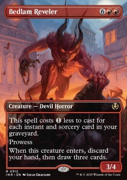 Bedlam Reveler - Innistrad Remastered: Extras (Rare) [XINR-312]