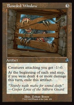 Boarded Window - Innistrad Remastered: Extras (Uncommon) [XINR-439]