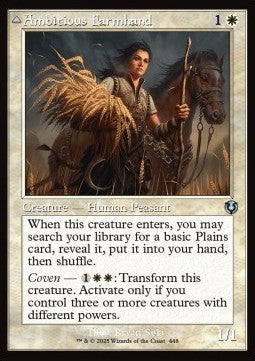 Ambitious Farmhand // Seasoned Cathar - Innistrad Remastered: Extras (Uncommon) [XINR-448]