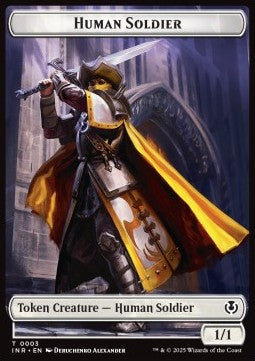 Human Soldier Token (W 1/1) // Clue Token - Innistrad Remastered: Tokens (Token) [TINR-T 3/22]