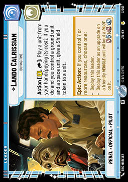 Lando Calrissian, Buying Time - Jump to Lightspeed (Rare) [JTL-003]