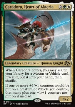 Caradora, Heart of Alacria - Aetherdrift (Rare) [DFT-195]