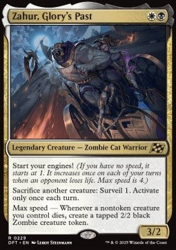 Zahur, Glory's Past - Aetherdrift (Rare) [DFT-229]