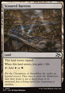 Scoured Barrens - Aetherdrift (Common) [DFT-263]