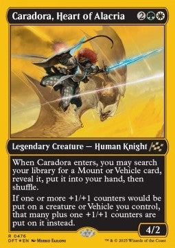 Caradora, Heart of Alacria - Aetherdrift: First-Place (Rare) [DFTFP-476]