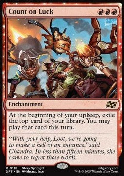 Count on Luck - Aetherdrift (Rare) [DFT-118]