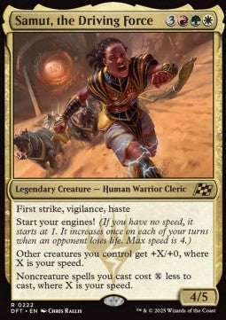 Samut, the Driving Force - Aetherdrift (Rare) [DFT-222]