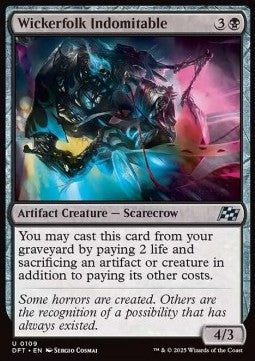 Wickerfolk Indomitable - Aetherdrift (Uncommon) [DFT-109]