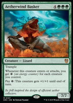 Aetherwind Basker - Commander: Aetherdrift (Mythic) [DRC-107]