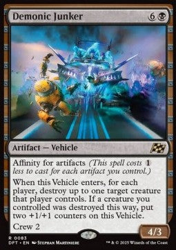 Demonic Junker - Aetherdrift (Rare) [DFT-83]