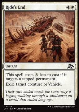 Ride's End - Aetherdrift (Common) [DFT-25]