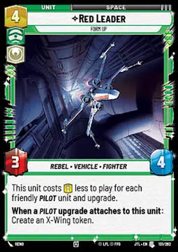 Red Leader, Form Up - Jump to Lightspeed (Uncommon) [JTL-101]