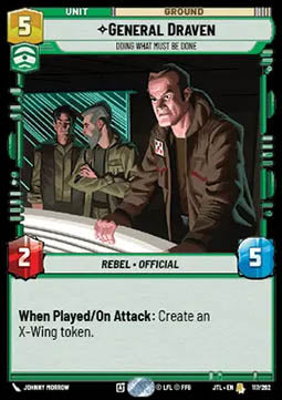 General Draven, Doing What Must Be Done - Jump to Lightspeed (Rare) [JTL-117]