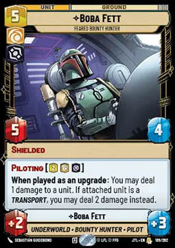 Boba Fett, Feared Bounty Hunter - Jump to Lightspeed (Rare) [JTL-189]