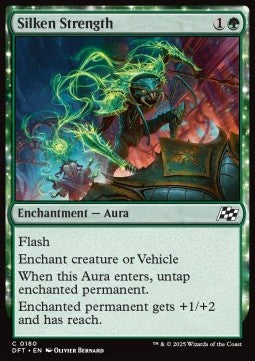 Silken Strength - Aetherdrift (Common) [DFT-180]