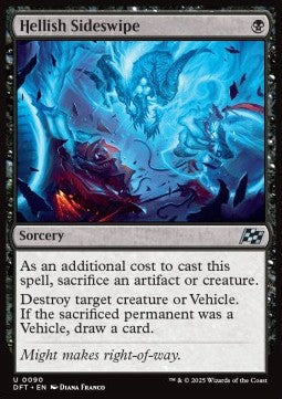 Hellish Sideswipe - Aetherdrift (Uncommon) [DFT-90]