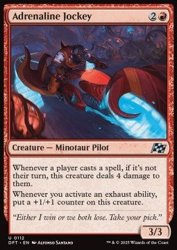 Adrenaline Jockey - Aetherdrift (Uncommon) [DFT-112]