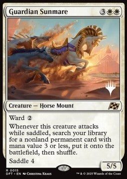 Guardian Sunmare (V.2) - Aetherdrift: Promos (Rare) [PDFT-15]