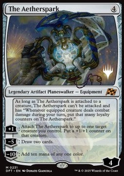 The Aetherspark (V.2) - Aetherdrift: Promos (Mythic) [PDFT-231]