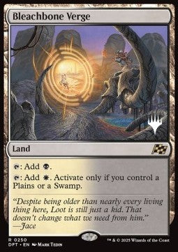 Bleachbone Verge (V.2) - Aetherdrift: Promos (Rare) [PDFT-250]