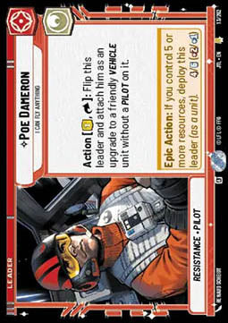 Poe Dameron, I Can Fly Anything - Jump to Lightspeed (Rare) [JTL-013]