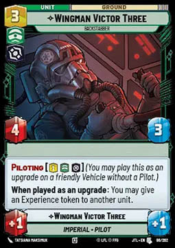 Wingman Victor Three, Backstabber - Jump to Lightspeed (Uncommon) [JTL-086]