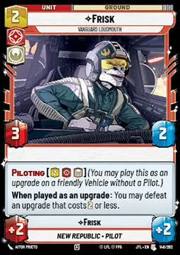 Frisk, Vanguard Loudmouth - Jump to Lightspeed (Uncommon) [JTL-148]