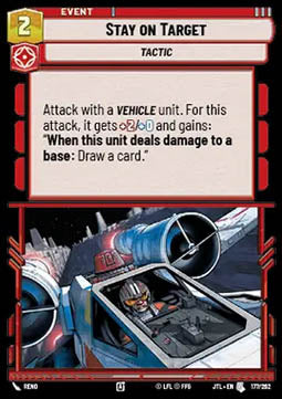 Stay on Target - Jump to Lightspeed (Uncommon) [JTL-177]