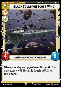 Black Squadron Scout Wing - Jump to Lightspeed (Common) [JTL-202]