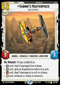 Sabine's Masterpiece, Crazy Colorful - Jump to Lightspeed (Rare) [JTL-250]