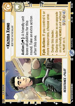 Kazuda Xiono, Best Pilot in the Galaxy - Jump to Lightspeed (Rare) [JTL-018]