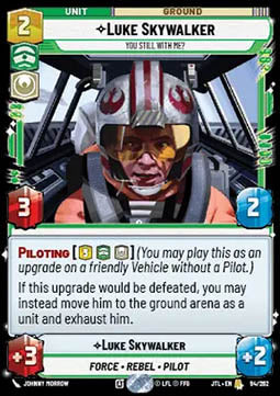 Luke Skywalker, You Still With Me? - Jump to Lightspeed (Rare) [JTL-094]