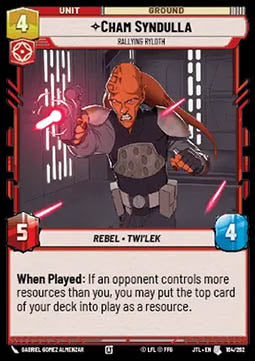 Cham Syndulla, Rallying Ryloth - Jump to Lightspeed (Uncommon) [JTL-164]